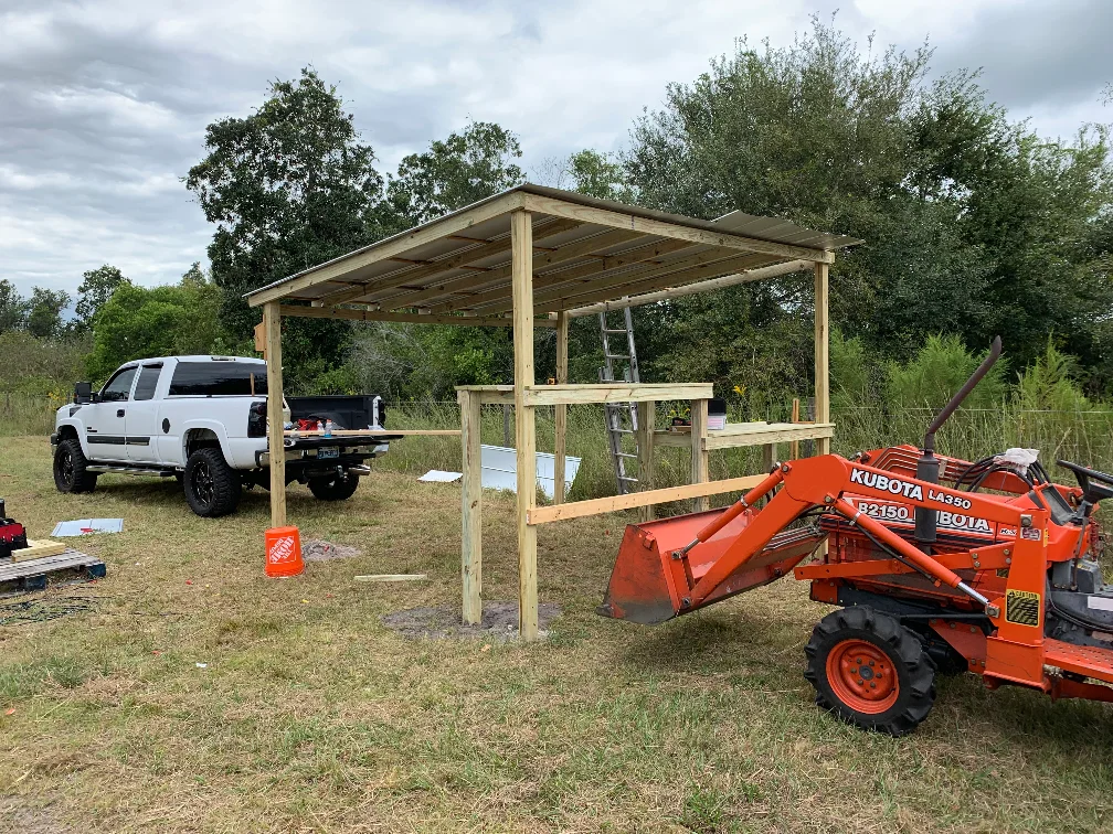 Tractor Leveling the Ground